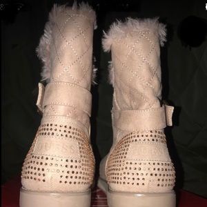 Size 10 Guess Boots in Light Pink